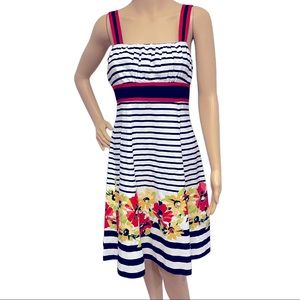 R&K ORIGINALS Vintage Striped Sundress